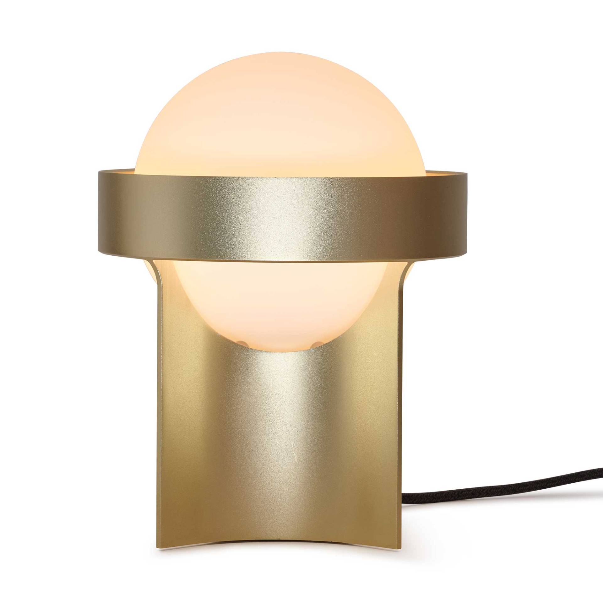 Tala - Loop Tischleuchte L + Sphere IV - gold/LxBxH 18,5x18,5x24,2cm/dimmbar/ 1x LED 8W/680lm/CRI95+/Dim To Warm 2000 -> 2800K von Tala