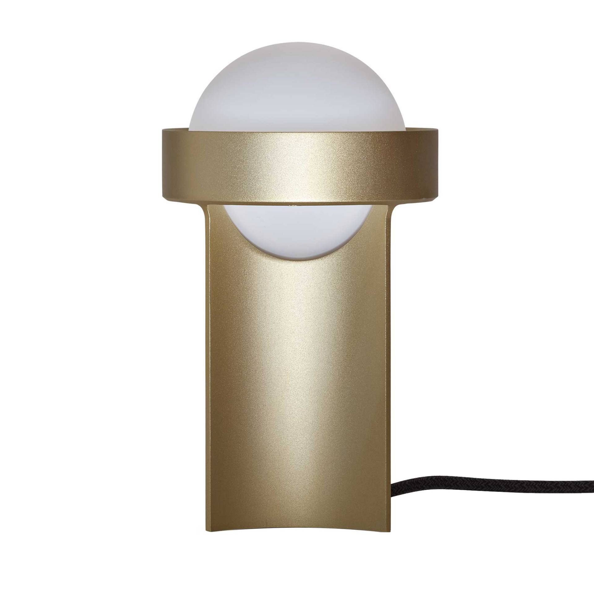 Tala - Loop Tischleuchte S + Sphere III - gold/LxBxH 12,5x12,5x22cm/dimmbar/ 1x LED 7W/600lm/CRI95+/Dim To Warm 2000 -> 2800K von Tala