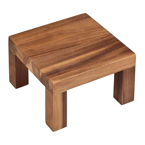 Tala Mittelgroßer quadratischer Präsentationsblock, lackierter Akazienholzständer für Speisekarten, Fotos oder Lebensmittelpräsentation, elegantes Display, ideal für Zuhause, Büro oder Veranstaltungen Tala Mittelgroßer quadratischer Präsentationsblock, lackierter Akazienholzständer für Speisekarten, Fotos oder Lebensmittelpräsentation, elegantes Display, ideal für Zuhause, Büro oder Veranstaltungen von Tala