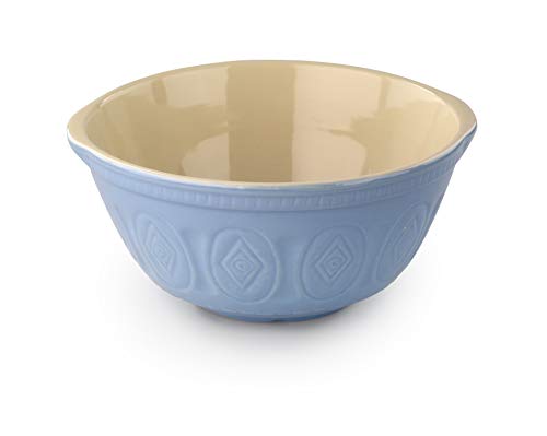 Tala Traditionelle Keramik-Rührschüssel, Steingut, Blau/Creme Tala Traditionelle Keramik-Rührschüssel, Steingut, Blau/Creme von Tala