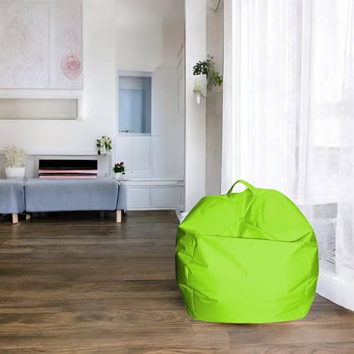 Dmora Eleganter Sitzsack, grüne Farbe, Maße 65 x 50 x 65 cm von Talamo Italia