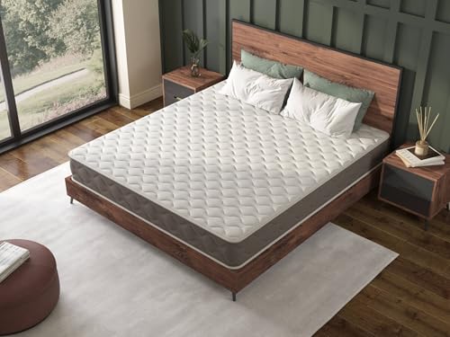 Talamo Italia Einzelbett, Memory-Schaum, ergonomische Matratze, milbendicht und hypoallergen, 100% Made in Italy, 80 x 200 x 21 cm von Talamo Italia