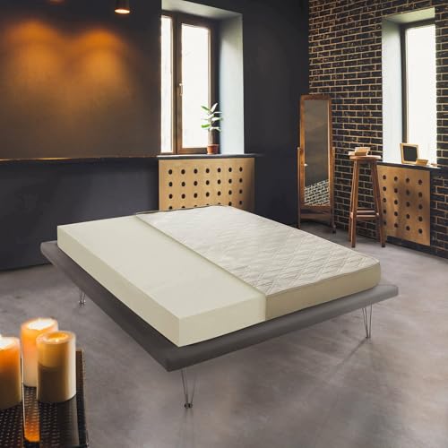 Talamo Italia - Daria-Doppelmatratze, Waterfoam-Matratze, 100 % Made in Italy, milbenhemmend und hypoallergen, 120 x 190 x 14 cm von Talamo Italia