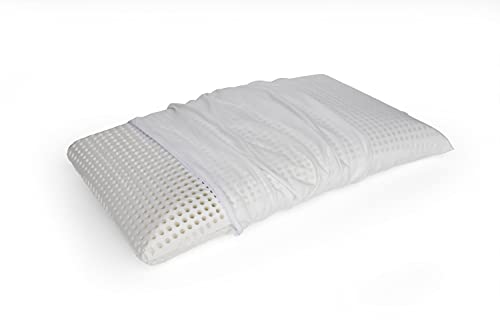 Talamo Italia Kissen für das Bett, 100% Made in Italy, Abnehmbares "Seifenkissen" aus perforiertem Memory-Schaum, hypoallergen und atmungsaktiv, 70x40xh12 cm von Talamo Italia