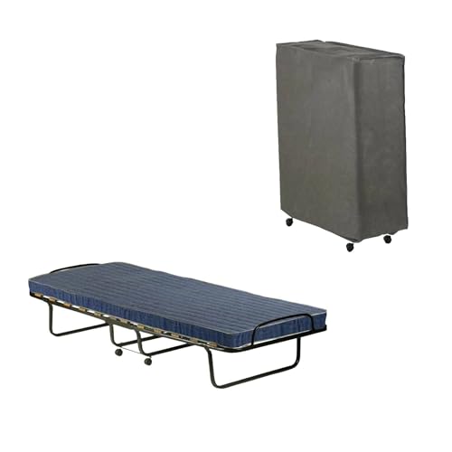 Talamo Italia - Ada-Klappbett, Feldbett mit 12 Latten, inklusive Matratze, platzsparendes Kinderbett, 100% Made in Italy, 80 x 190 x 37 cm, mit Hülle Talamo Italia - Ada-Klappbett, Feldbett mit 12 Latten, inklusive Matratze, platzsparendes Kinderbett, 100% Made in Italy, 80 x 190 x 37 cm, mit Hülle von Talamo Italia