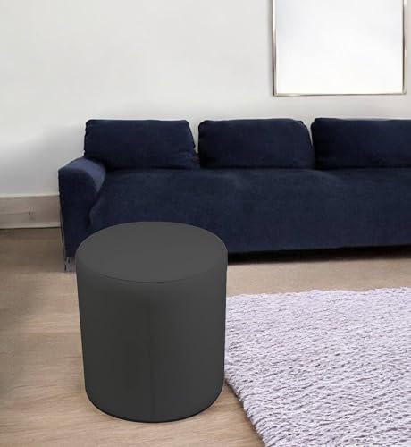 Talamo Italia - Pouf Abate, Mehrzwecksessel, Sitzsack, Hockerhocker, Made in Italy, 40x40 h42 cm, Dunkelgrau Talamo Italia - Pouf Abate, Mehrzwecksessel, Sitzsack, Hockerhocker, Made in Italy, 40x40 h42 cm, Dunkelgrau von Talamo Italia
