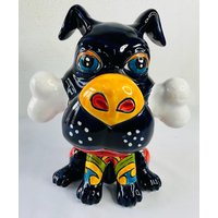 Talavera Hund Mit Knochen von TalaveraPotteryArt
