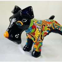 Talavera Schnauzer Hund von TalaveraPotteryArt