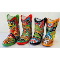 Talavera-stiefelvase Talavera-stiefelvase von TalaveraPotteryArt