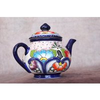 Talavera Tee-/Kaffeekanne Aus Keramik - Elegante Farbe von Talaverapottery