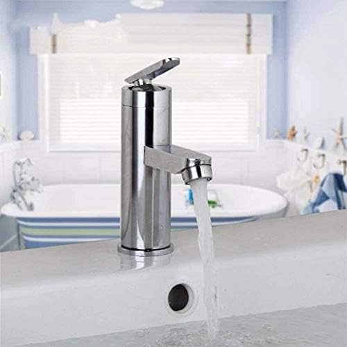 Moderner Einhebelmischer für Küchenspüle, Mischbatterie für heißes und kaltes Wasser auf der Arbeitsplatte, poliertes Chrom-Finish Moderner Einhebelmischer für Küchenspüle, Mischbatterie für heißes und kaltes Wasser auf der Arbeitsplatte, poliertes Chrom-Finish von TaleTre