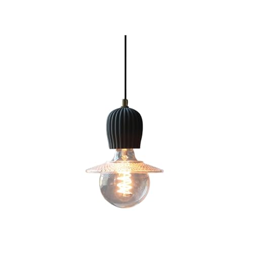 TaleTre 1-flammige Mini-Beton-Pendelleuchte im Industriestil, Hängeleuchte im Vintage-Stil, Zement mit transparentem Glasschirm, ideal für Schlafzimmer oder Restaurant. TaleTre 1-flammige Mini-Beton-Pendelleuchte im Industriestil, Hängeleuchte im Vintage-Stil, Zement mit transparentem Glasschirm, ideal für Schlafzimmer oder Restaurant. von TaleTre