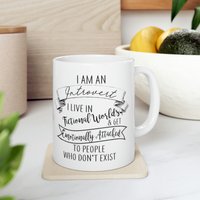 Bücherwurm Tasse Introvertiert Fiktive Welten Emotional Angebracht Fiction Throne Rhysand Geschenk Fandom von Taleandtaylor