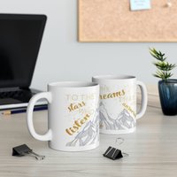 Zu Den Sternen Becher Ein Gericht Der Dornen Und Rosen Sarah J Maas Rhysand Bücherwurm Geschenk von Taleandtaylor