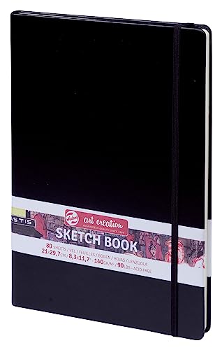 TALENS Skizzenbuch Sketch Book 80 Blatt 140 g/qm verschiedene Größen 21 x 30 cm von Talens Art Creation