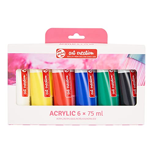Talens Art Creation Set Acrylmalerei, 6 Farben (75-ml-Tuben) | Malen für Erwachsene Talens Art Creation Set Acrylmalerei, 6 Farben (75-ml-Tuben) | Malen für Erwachsene von Talens Art Creation