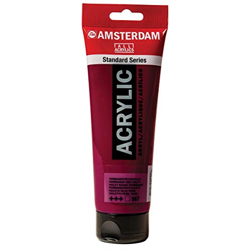 Royal Talens Amsterdam Acrylfarbe, 250 ml, Caput Mort Violet von Talens