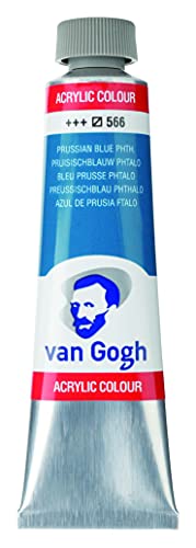 VAN GOGH Talens Acrylfarben, 40 ml Tube, 566 Preussischblau phtalo von Talens