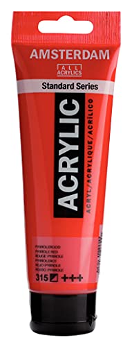 Talens art Amsterdam Rojo Pyrrrole 120 ml T1709 315 rot von Amsterdam