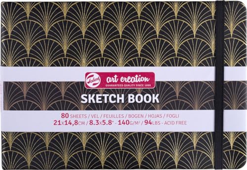 Talens Art Creation Skizzenbuch Art Deco, 21 x 14,8 cm, 140 g, 80 Blatt (9314155M) von Talens