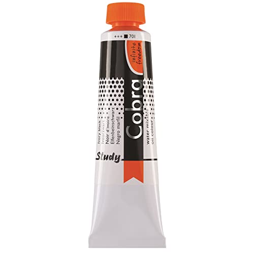 Talens 25087010 COBRA Student 200 ml IVORY BLACK, siehe Beschreibung, 701 Elfenbeinschwarz von Talens