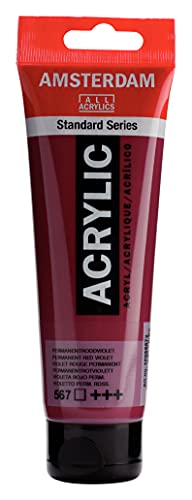 Talens AMSTERDAM Violeta Rojo Permanent 120ml, T1709 567, rot, 120 ml (1er Pack) von Amsterdam