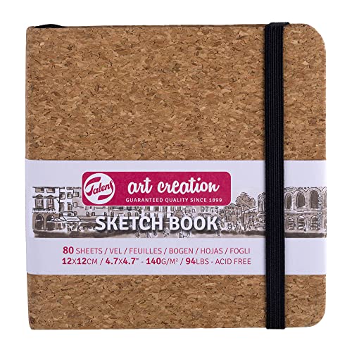 Talens Art Creation Skizzenbuch, Kork, 12 x 12 cm, 140 g, 80 Blatt (9314054M) von Talens