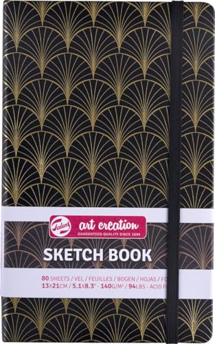 Talens Art Creation Skizzenbuch Art Deco, 13 x 21 cm, 140 g, 80 Blatt (9314152M) von Talens