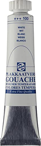 Talens Gouache-Farbe, Weiß, 20 ml von Talens