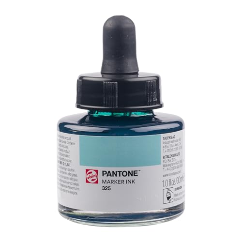 Talens | Pantone Marker-Tinte 30 ml 325 | Flüssige Tinte + Marker-Nachfüllung | Wasserbasierte, pigmentierte Tinte in 108 Pantone-Farben von Talens
