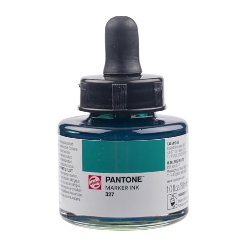 Talens | Pantone Marker-Tinte 30 ml 327 | Flüssige Tinte + Marker-Nachfüllung | Wasserbasierte, pigmentierte Tinte in 108 Pantone-Farben von Talens