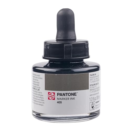 Talens | Pantone Marker-Tinte 30 ml 405 | Flüssige Tinte + Marker-Nachfüllung | Wasserbasierte, pigmentierte Tinte in 108 Pantone-Farben von Talens