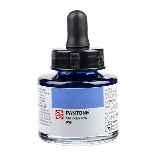 Talens | Pantone Marker-Tinte 30 ml 659 | Flüssige Tinte + Marker-Nachfüllung | Wasserbasierte, pigmentierte Tinte in 108 Pantone-Farben von Talens