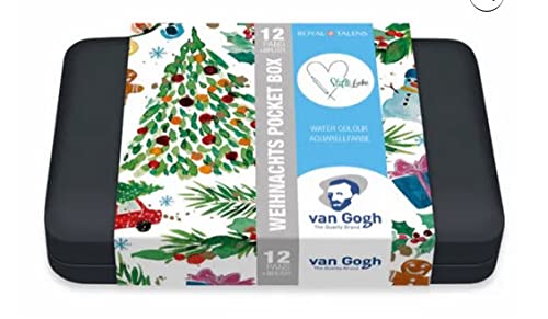 Talens Van Gogh x Stifteliebe Water Colour Pocketbox mit 12 Aquarellfarben von Talens