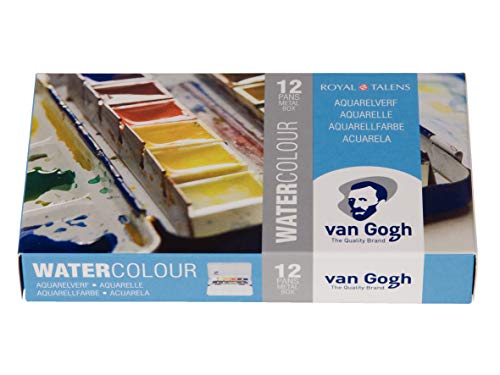 Van Gogh Waterclr BX Pfanne, 12 General (MetalTin), Einheitsgröße von Talens