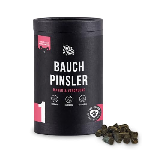 Tales & Tails - Bauchpinsler Verdauungs-Snack für Hunde | Für Allergiker Hunde | Getreidefrei | 1 Dose - 1 x 325g von Tales & Tails PAWESOME FOOD FOR PETS