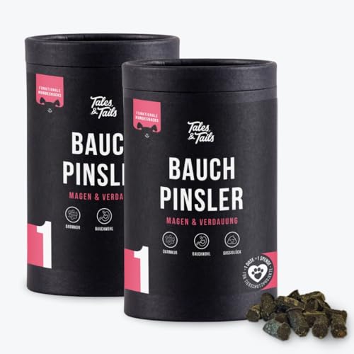 Tales & Tails - Bauchpinsler Verdauungs-Snack für Hunde | Für Allergiker Hunde | Getreidefrei | je Dose - 325g (650 g (2er Pack)) von Tales & Tails PAWESOME FOOD FOR PETS
