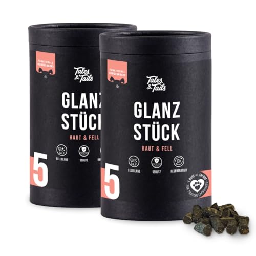 Tales & Tails Glanzstück Haut und Fell-Snack für Hunde- 2 Dosen 650g von Tales & Tails PAWESOME FOOD FOR PETS