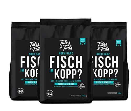 Tales & Tails – Fisch Kopp? Softes Trockenfutter 3X 4 kg von Tales & Tails PAWESOME FOOD FOR PETS