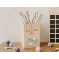 Einschulung Deko - Personalisierter Stiftebecher Mit Boho Motiven | Stiftehalter Für Erstklässler Geschenk Die Schultüte von TalesOfMarley