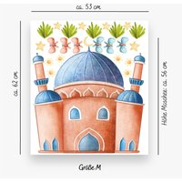 Wandsticker Moschee-Terracotta, Wandtattoo, Wandaufkleber, Wanddekoration, Kinderzimmer von TalijaVerlag