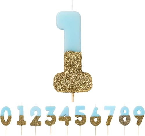 Glitzer-Zahlenkerze als blaue Nummer 1, mehrfarbig verfügbar von Talking Tables. Ideal für Kinder und Erwachsene Geburtstage, oder Meilenstein Anlässe. Erstklassig als Kuchen- oder Torten Deko. Glitzer-Zahlenkerze als blaue Nummer 1, mehrfarbig verfügbar von Talking Tables. Ideal für Kinder und Erwachsene Geburtstage, oder Meilenstein Anlässe. Erstklassig als Kuchen- oder Torten Deko. von Talking Tables