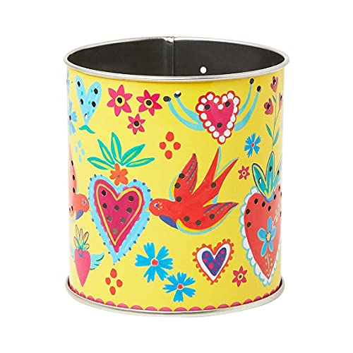 Talking Tables Gelbe Blechdose Teelicht Kerzenhalter | Boho Wohnkultur für Küche, Wohnzimmer, Schlafzimmer, Garten, Diwali-Feier, Geschenk, One Size von Talking Tables