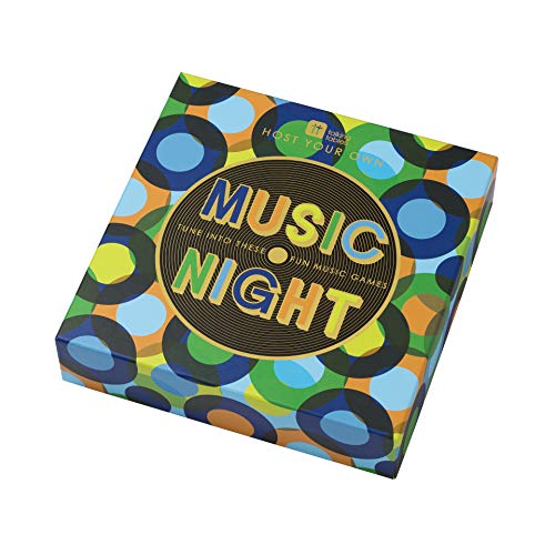 Talking Tables HOST-MUSIC Party Spiele Nacht | Nach dem Abendessen, Musik Trivia, Allgemeinwissen, Singen, Kazoo, Karaoke, Familie, Freunde, Fragen, Weihnachten, Geburtstag, Geschenk, Plastic von Talking Tables