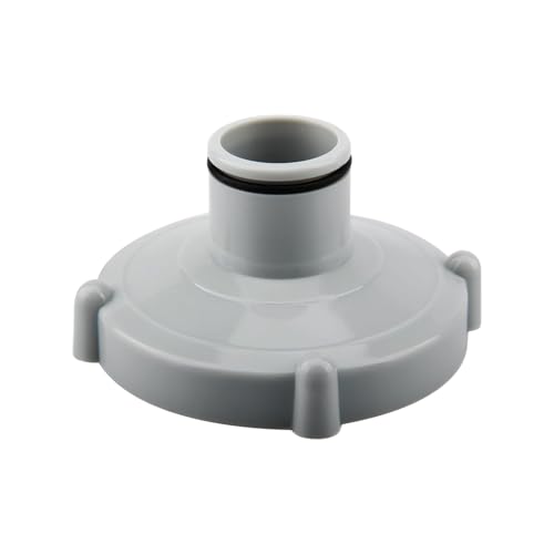 Poolsauger Adapter für Saugschlauch Ø 80 mm auf Ø 32 mm, Pool Zubehör Ersatzteile Adapter für Poolschlauch Skimmerschlauch an Filteranlage für Quick-up Pools von Intex Bestway, Poolzubehör (Grau) von Talleros