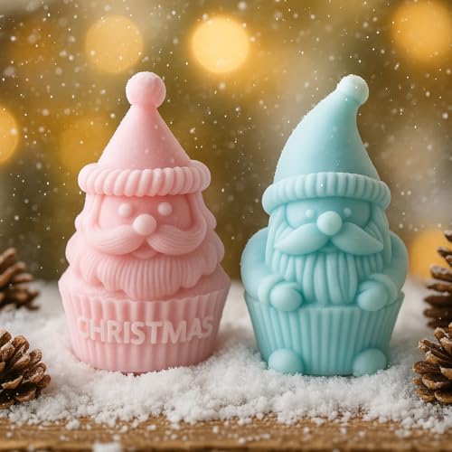 Silikonformen Gießformen Weihnachten Kerzenformen zum Gießen,Silikonform Weihnachten Wichtel Kuchen Gießformen Silikon Gießform Wichtel Gips Zum Gießen Giessformen Silikon Gießform Weihnachten (2er) von Talleros