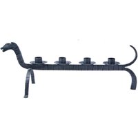 4 Kerzenständer Handgeschmiedeter Halter Eisenständer Für Küche Restaurant von TallinnHandmadeStore
