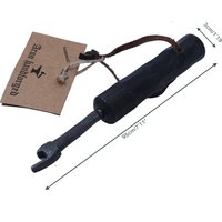 Flaschenöffner Schwarzer Holzgriff Handgeschmiedeter Metallweinöffner, Eisenküchenflaschenöffner, Getränkeöffner von TallinnHandmadeStore