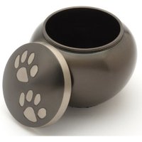 Urne Feuerbestattung Haustierpfote Asche Hedon Black von TallinnHandmadeStore