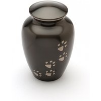 Urnen Bestattung Urne Pfote Haustier Matlock Schwarze Asche von TallinnHandmadeStore